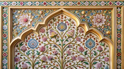 detail of the ceiling of the mosque