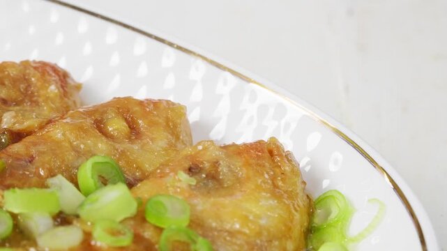 Special Chinese Dish: Braised Golden Threadfin