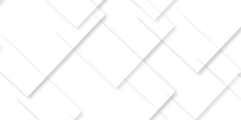 Abstract background with white and gray color technology modern background design . Geometric background with squares in bright light with soft shadows as pattern. Template for branding business .	
