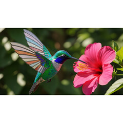 Abstract Geometric Shape Emerging from Colorful Smoke Cloud