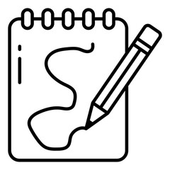      A premium download vector of sketchbook