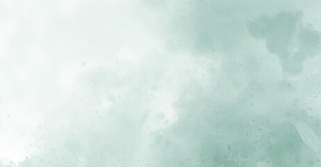 Obraz premium Abstract watercolor art background template. light blue and green watercolor backdrop empty space for text, banner, presentation or product display graphic design