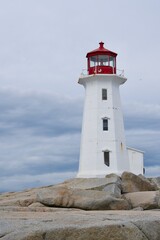 A light house on the Atlantic Ocean