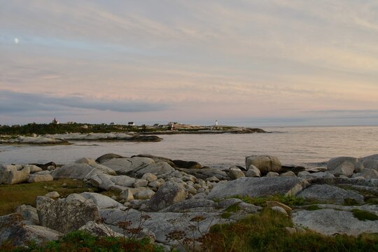 The coast line on the Atlantic Ocean