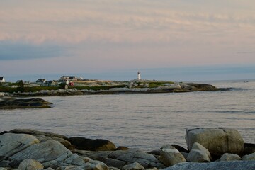 The coast line on the Atlantic Ocean