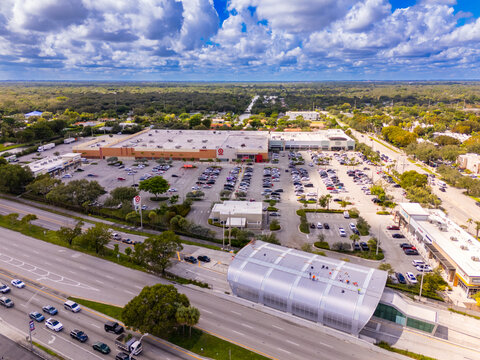 Aerial photo Target retail store in Pinecrest Kendall Miami Florida