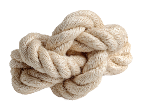 Knot tying techniques workshop venue tutorial video isolated on transparent background