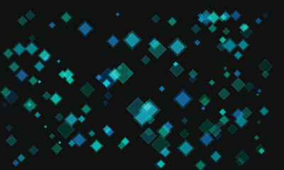 Geometric design with overlapping diamond shapes and muted color palette