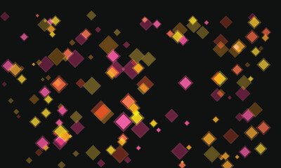 Minimalist modern black and gold abstract background with geometric shapes