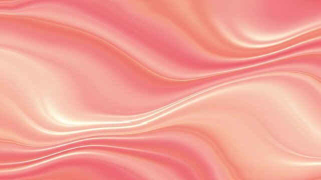Warm coral and peach gradient with silky flowing texture.