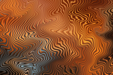 Abstract swirling pattern with warm orange and brown tones, resembling wood grain or flowing liquid