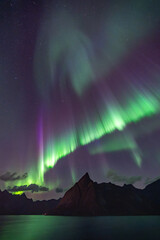 Lofoten - Norwegen - Aurora Borealis - Nordlichter - Polarlicht - Reine - Hamnøy