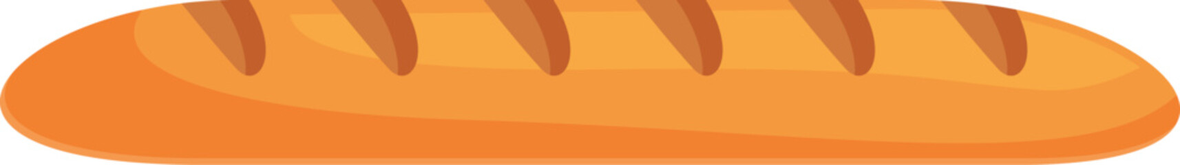 Golden brown baguette displays the artistry of french baking, crispy crust and soft interior