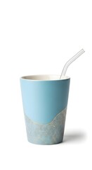 coffee tea cup with stra