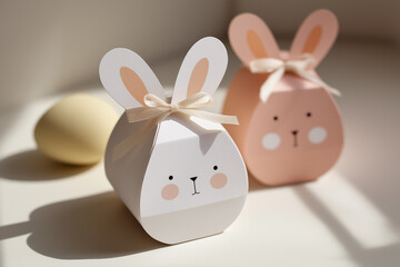 Obraz premium easter bunny boxes