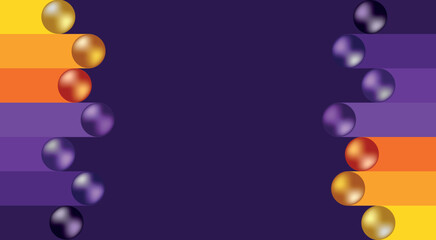 Round Vector Frame with Shiny 3D Bubbles and Colorful Ball Pattern, Decorative Circle Border, Celebration Background Design, Bright Glossy Illustration for Party or Greeting Cards