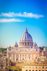 St. Peter's cathedral in Rome, Italy