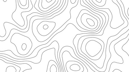 Abstract topographic lines. geographic grid map. topographic line contour map patterns background, Modern design with White background with topographic wavy pattern design. Vector illustration. © FyzurRahman