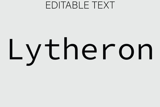 Editable text placeholder for a brand name or title