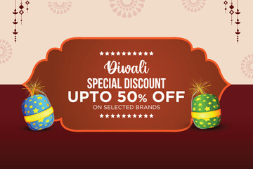 Special Diwali Discount Advertisement, Banner, Poster, Design vector template, Creative flyer concept, Graphic design element