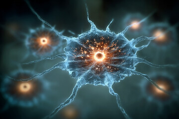 bacteria under microscope