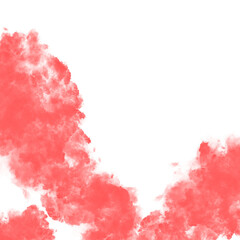 Abstract fiery red smoke texture with organic wisps and ethereal cloud formations