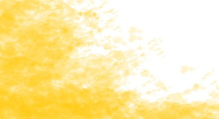 Abstract yellow smoke textured swirl isolated on transparent background. © Ringgoku