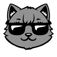 Cool Cat Wearing Sunglasses – Totally Chill Pet Vibe