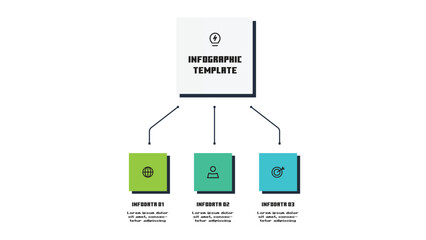 Creative concept for infographic with 3 steps, options, parts or processes.
