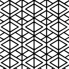 Geometric black and white diamond pattern