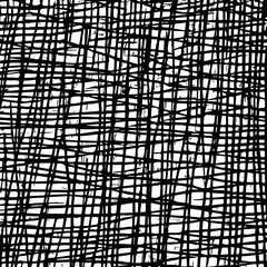 Abstract black and white crosshatch pattern texture