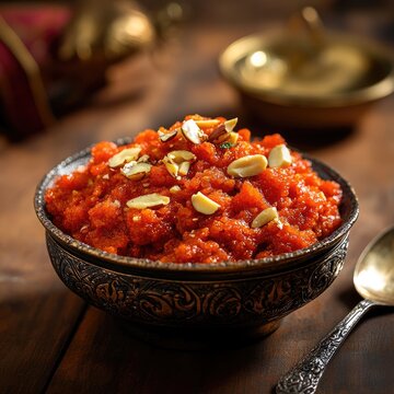 Yummy and tasty gajar halwa