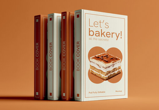 Book Cover Collection Mockup