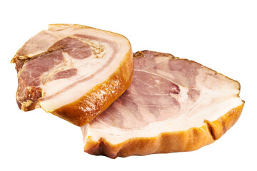 pork fat lard, pork fat used as a Brazilian culinary ingredient, bacon and sausage in the background