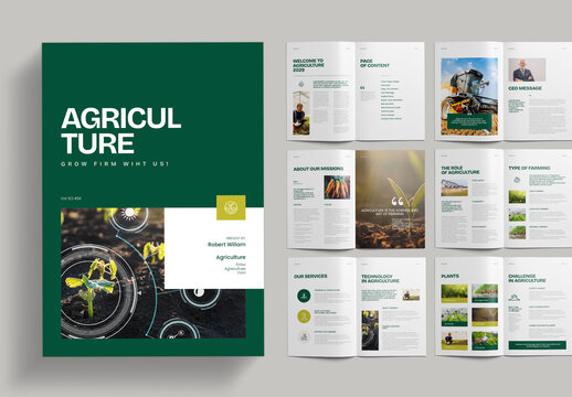Agriculture Brochure Template