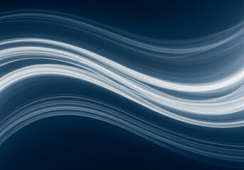 Fototapeta premium 感情の波をテーマにした抽象アート「流れ」