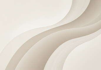 パステルベージュ抽象アート