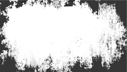 Grunge border texture . Grunge style frames are black on white background. Grunge frame Scratched grunge urban texture dust overlay distressed grainy abstract vector design on transparent background.