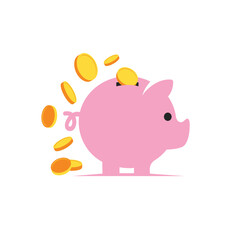 pig vector abstract logo modern style