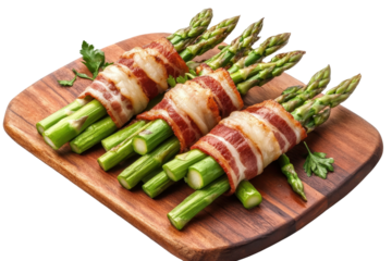 Bacon wrapped asparagus sticks offer a gourmet treat for special occasions and elegant gatherings