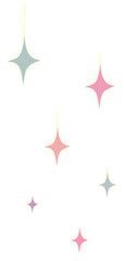 Pastel Colored Stars 