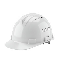 Fototapeta premium White Safety Helmet for Construction & Workplace Protection