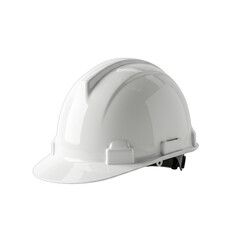 Fototapeta premium White Safety Hard Hat: Essential Workplace Head Protection