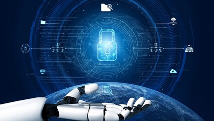 Cyber security protection and cyber security strategies against cyber threats, system hacks,...