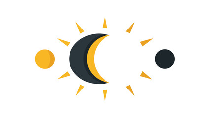 Sun moon and planets celestial bodies graphic astronomy