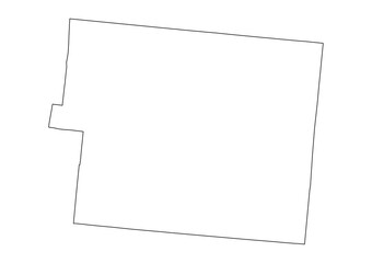 El Paso County map, Colorado State, USA