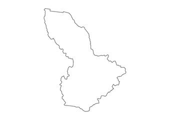 Summit County map, Colorado State, USA