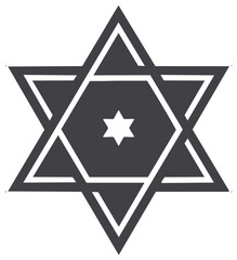 Star of David Symbol: Jewish Culture Heritage Icon Tradition