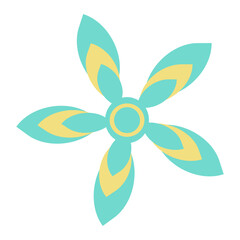 abstract flower vector illustration