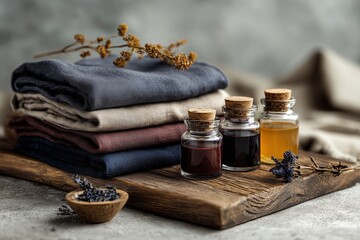 Textile Dye Sample Mockup